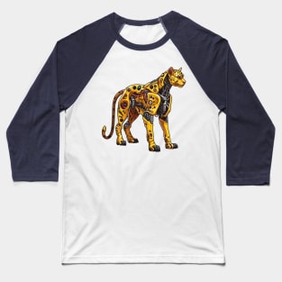 Robot Cheetah Baseball T-Shirt